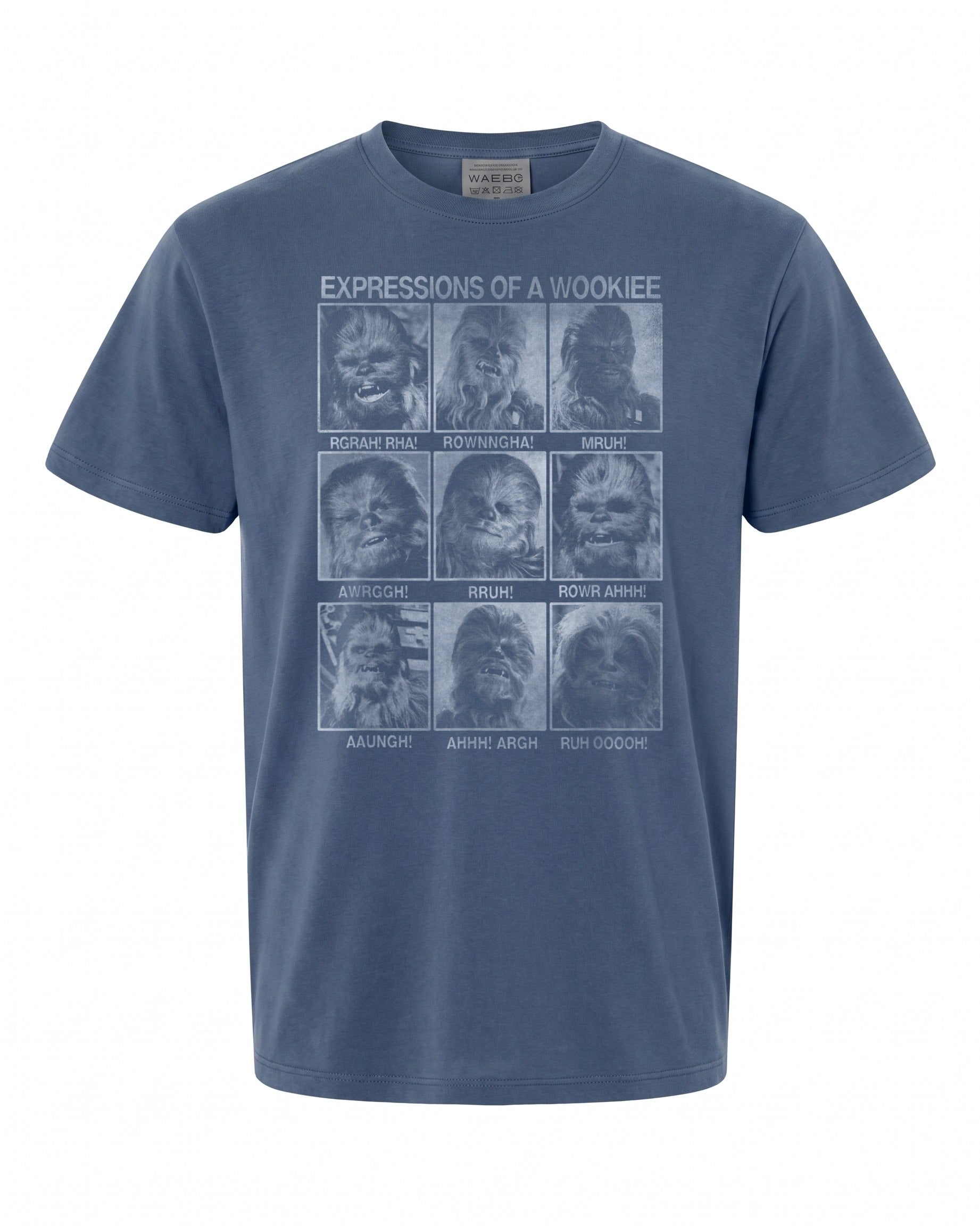Star Wars Chewbacca Expressions T-Shirt - Fun Gift for Fans | Retro Style