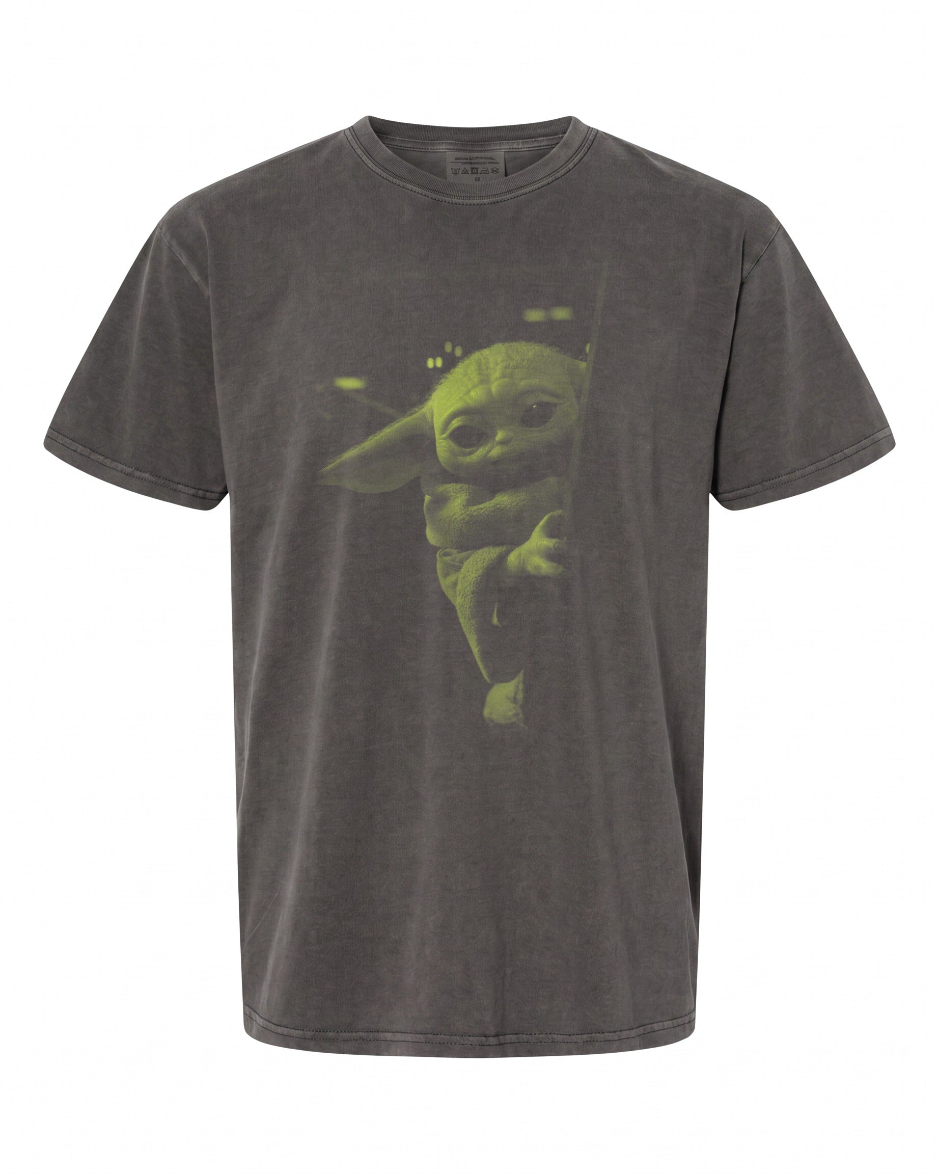 Star Wars: The Mandalorian Grogu Watching T-Shirt - Perfect Gift for Fans