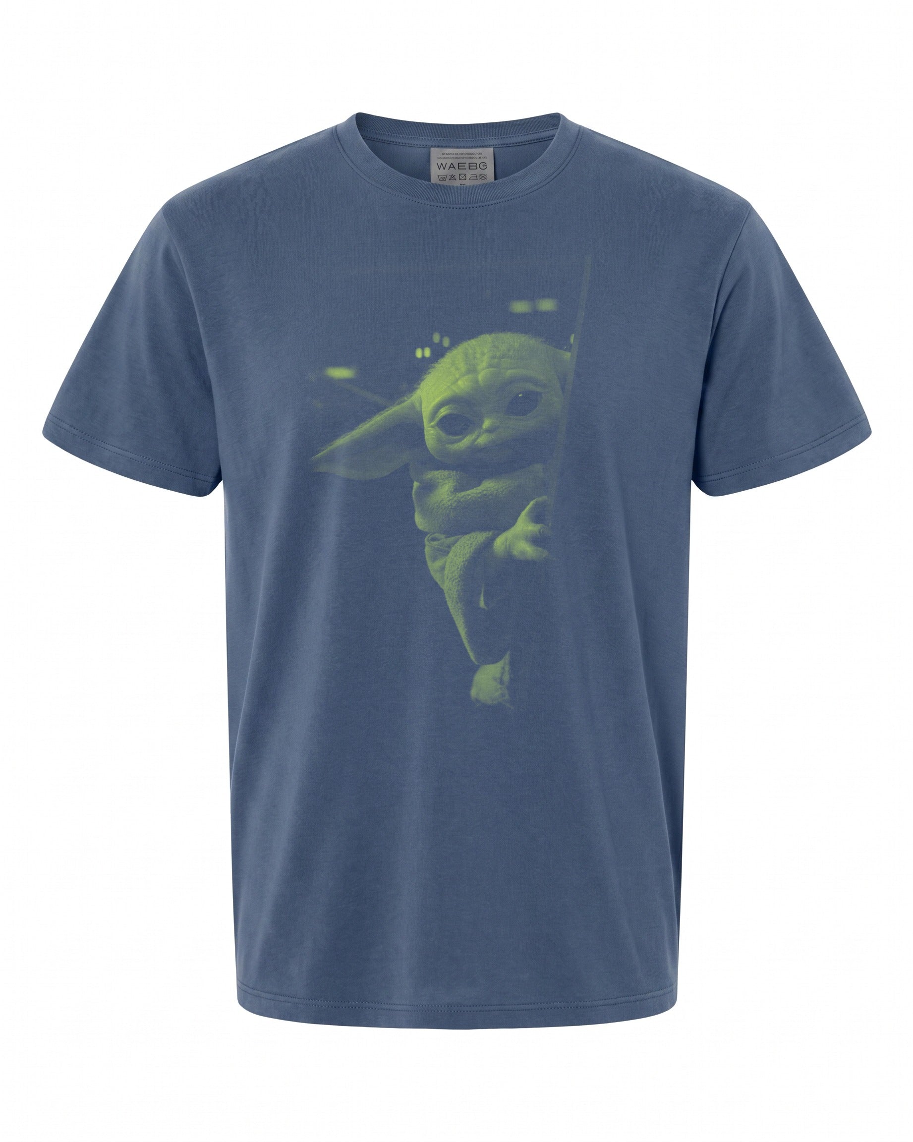 Star Wars: The Mandalorian Grogu Watching T-Shirt - Perfect Gift for Fans