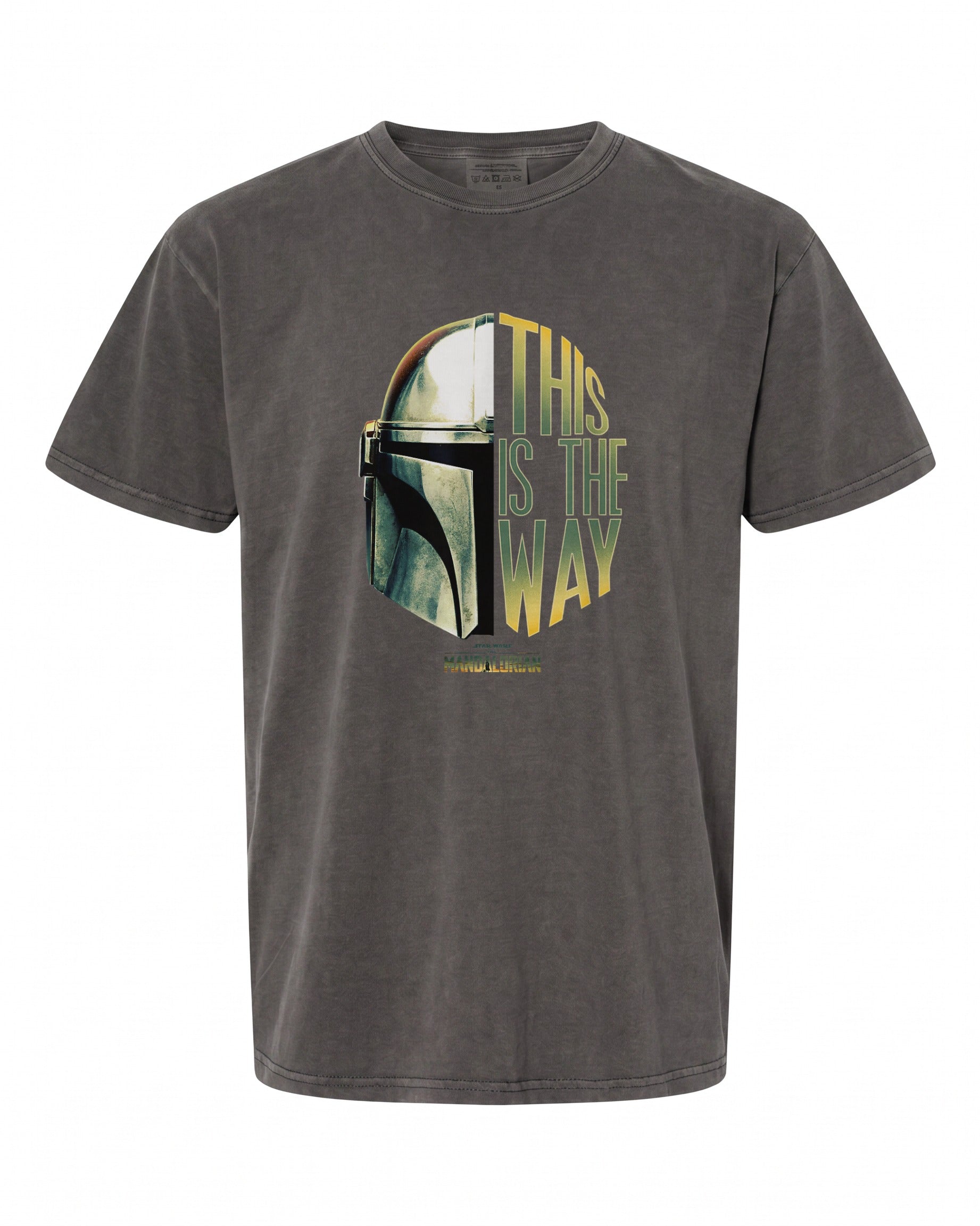 Star Wars: The Mandalorian Helmet Logo T-Shirt - Perfect Gift for Fans | Retro Style