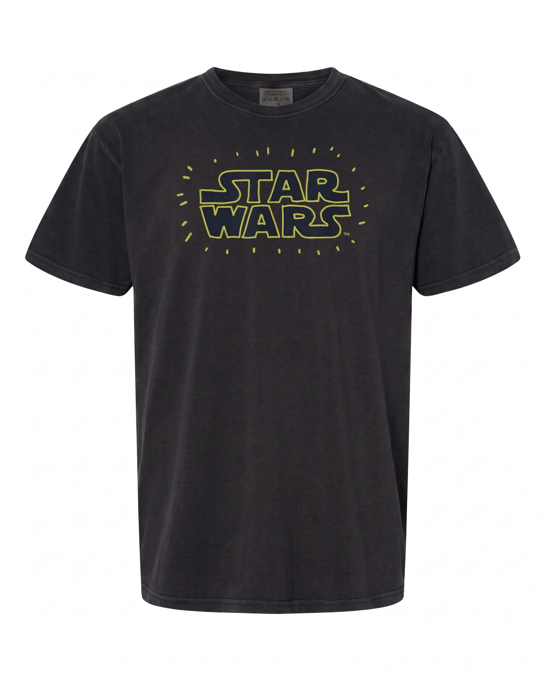 Star Wars T-Shirt - Bright Yellow Doodle Logo | Perfect for Fans