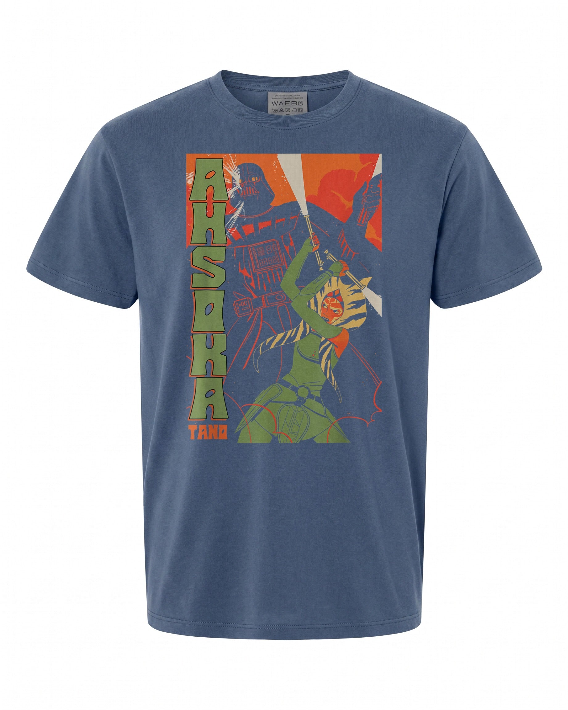 Star Wars Ahsoka Tano & Darth Vader Vintage Poster T-Shirt - Perfect for Fans