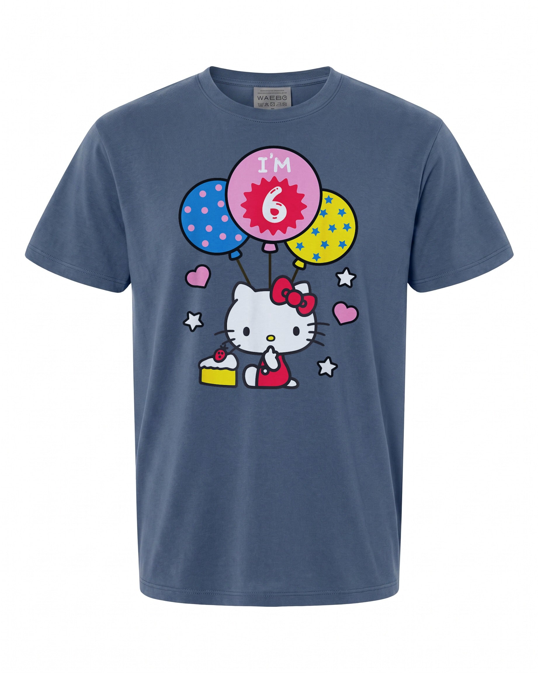 Hello Kitty I'm 6 Birthday T-Shirt - Fun Gift for Kids | Adorable