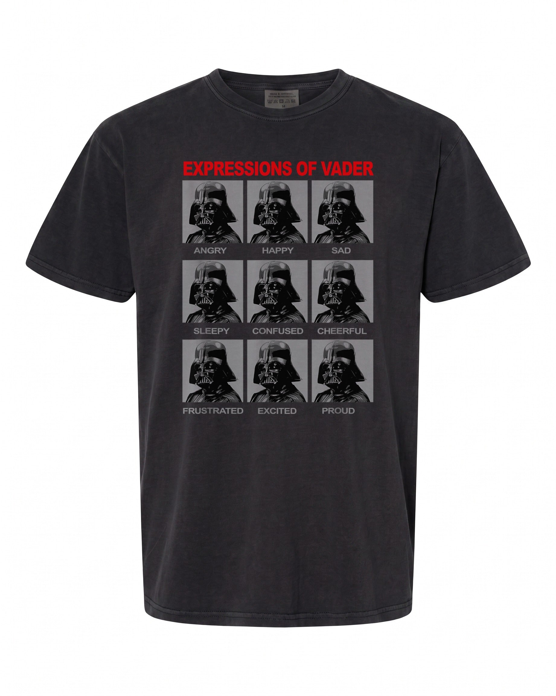 Star Wars Classic Darth Vader Expressions T-Shirt - Perfect for Fans | Vintage Style