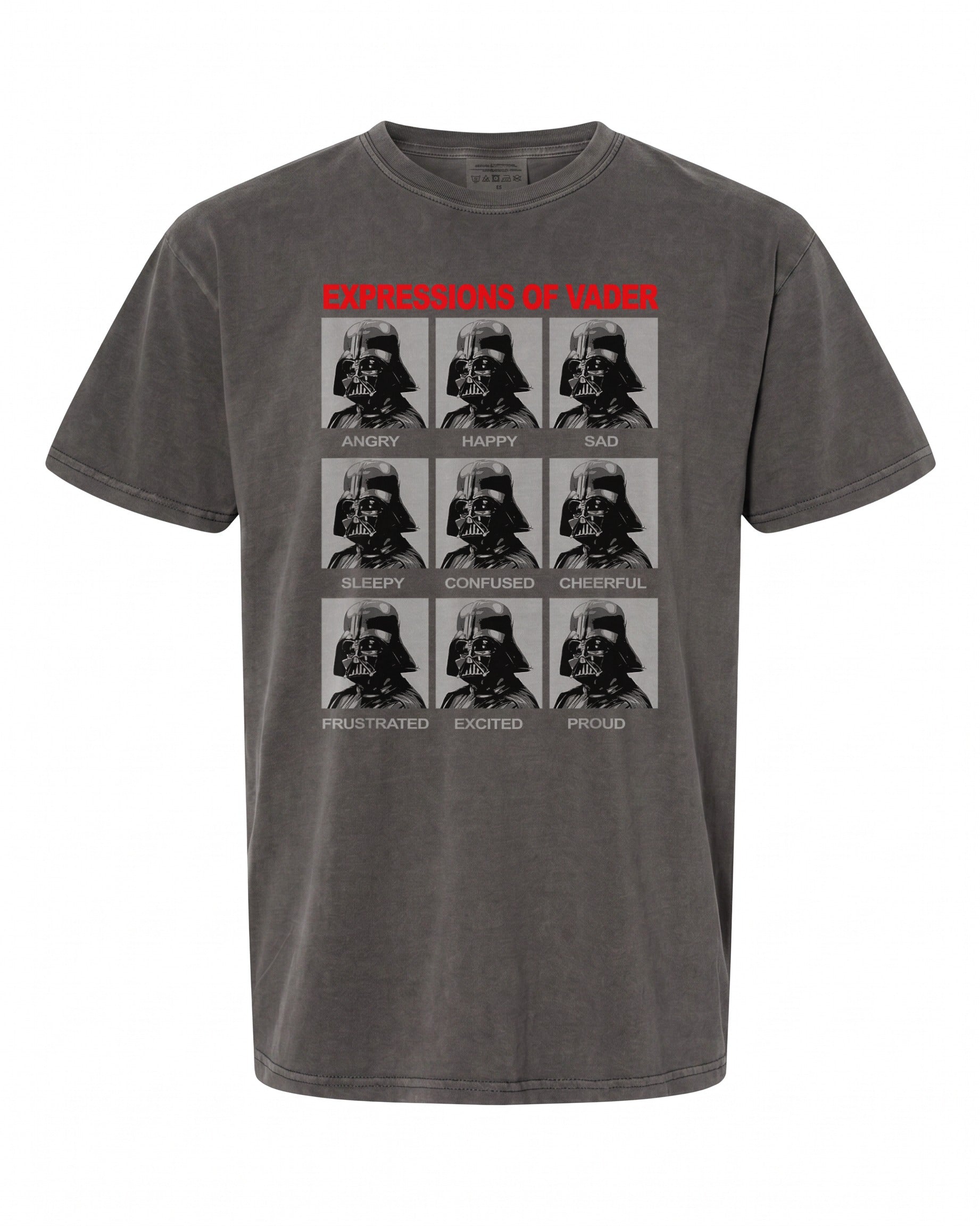 Star Wars Classic Darth Vader Expressions T-Shirt - Perfect for Fans | Vintage Style