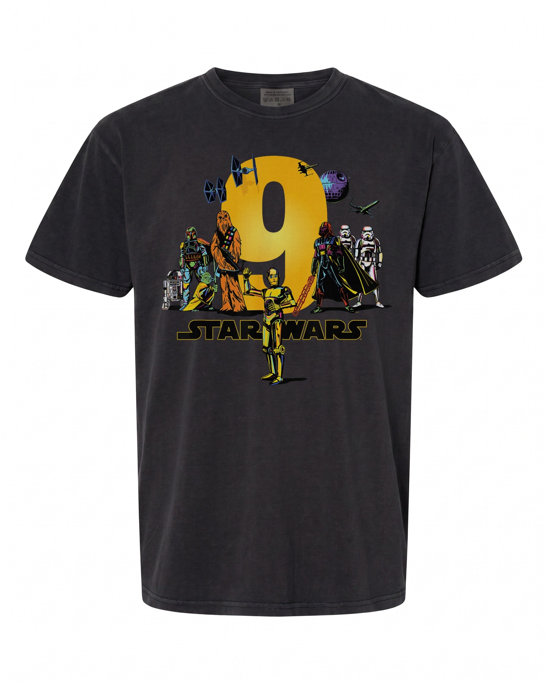 Star Wars Ninth Birthday T-Shirt - Fun Gift for 9 Year Olds | Retro Style