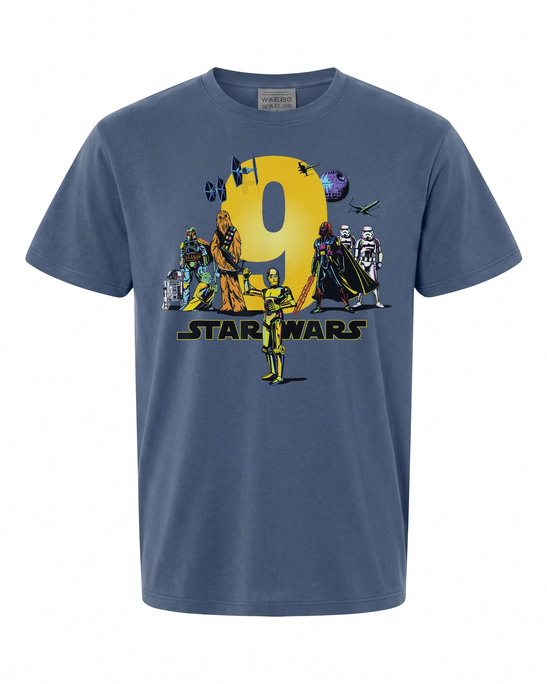 Star Wars Ninth Birthday T-Shirt - Fun Gift for 9 Year Olds | Retro Style