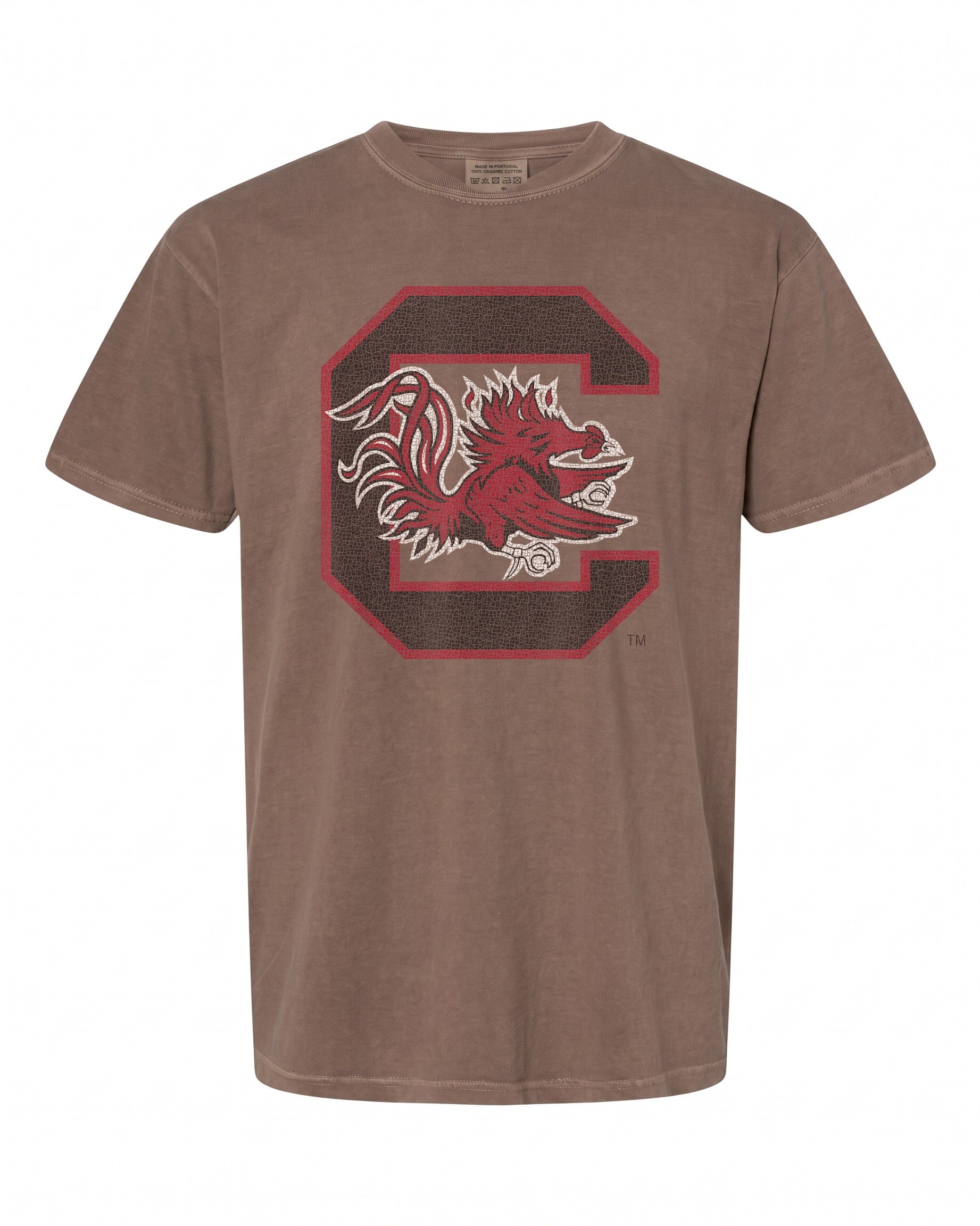 South Carolina Gamecocks Vintage Icon Heather Gray T-Shirt - Classic Fan Apparel | Sporty Style