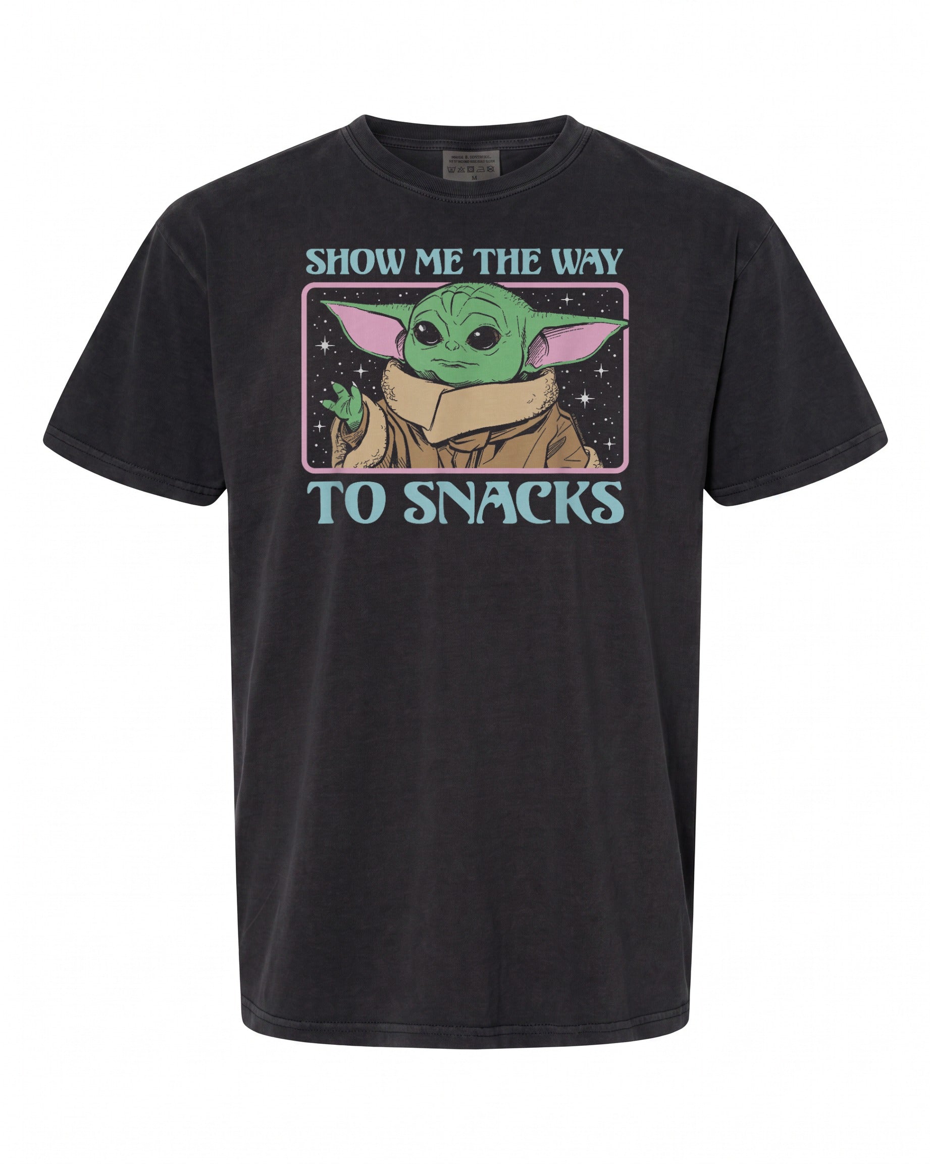 Star Wars T-Shirt - Grogu Show Me The Way To Snacks | Retro Fan Style