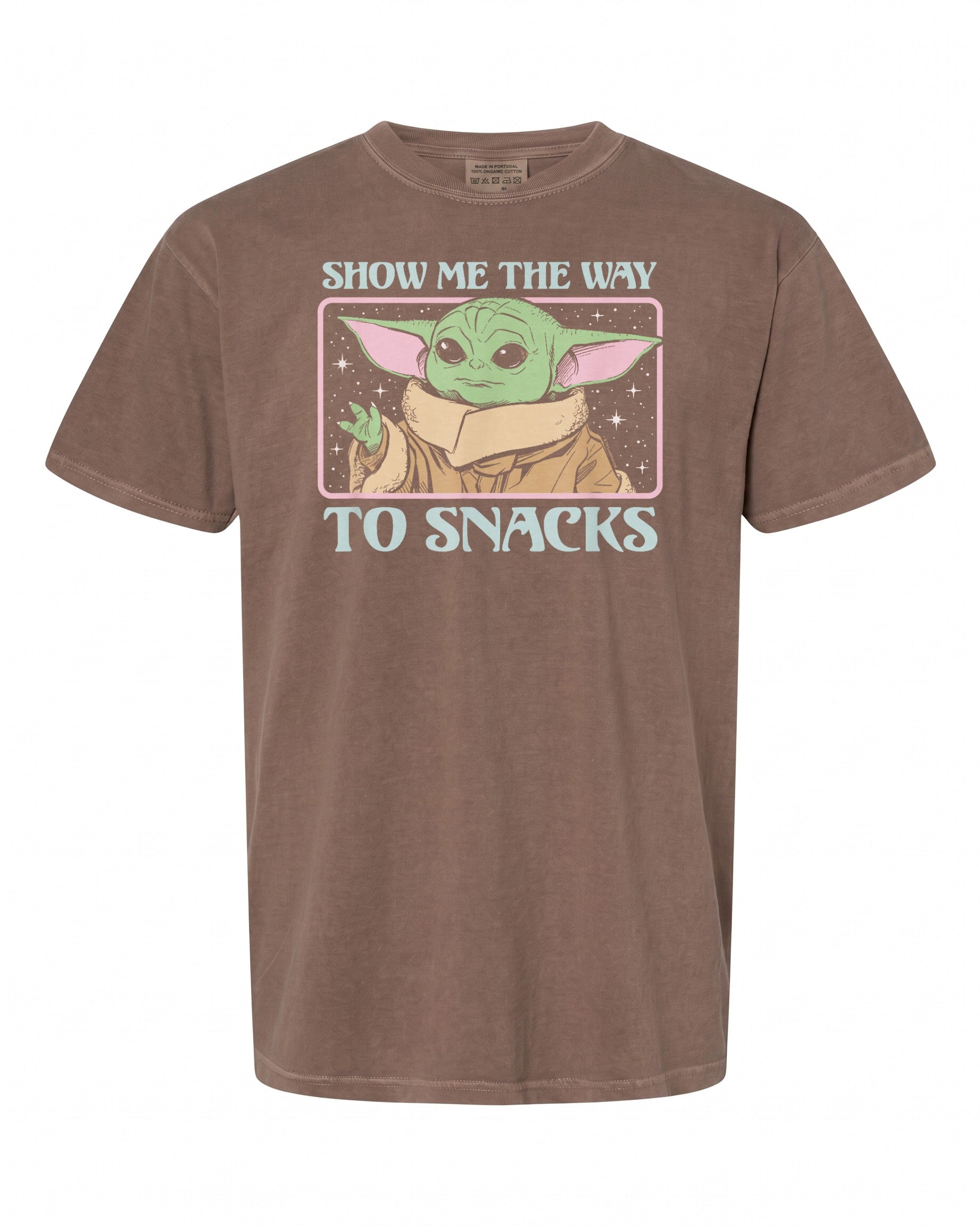 Star Wars T-Shirt - Grogu Show Me The Way To Snacks | Retro Fan Style