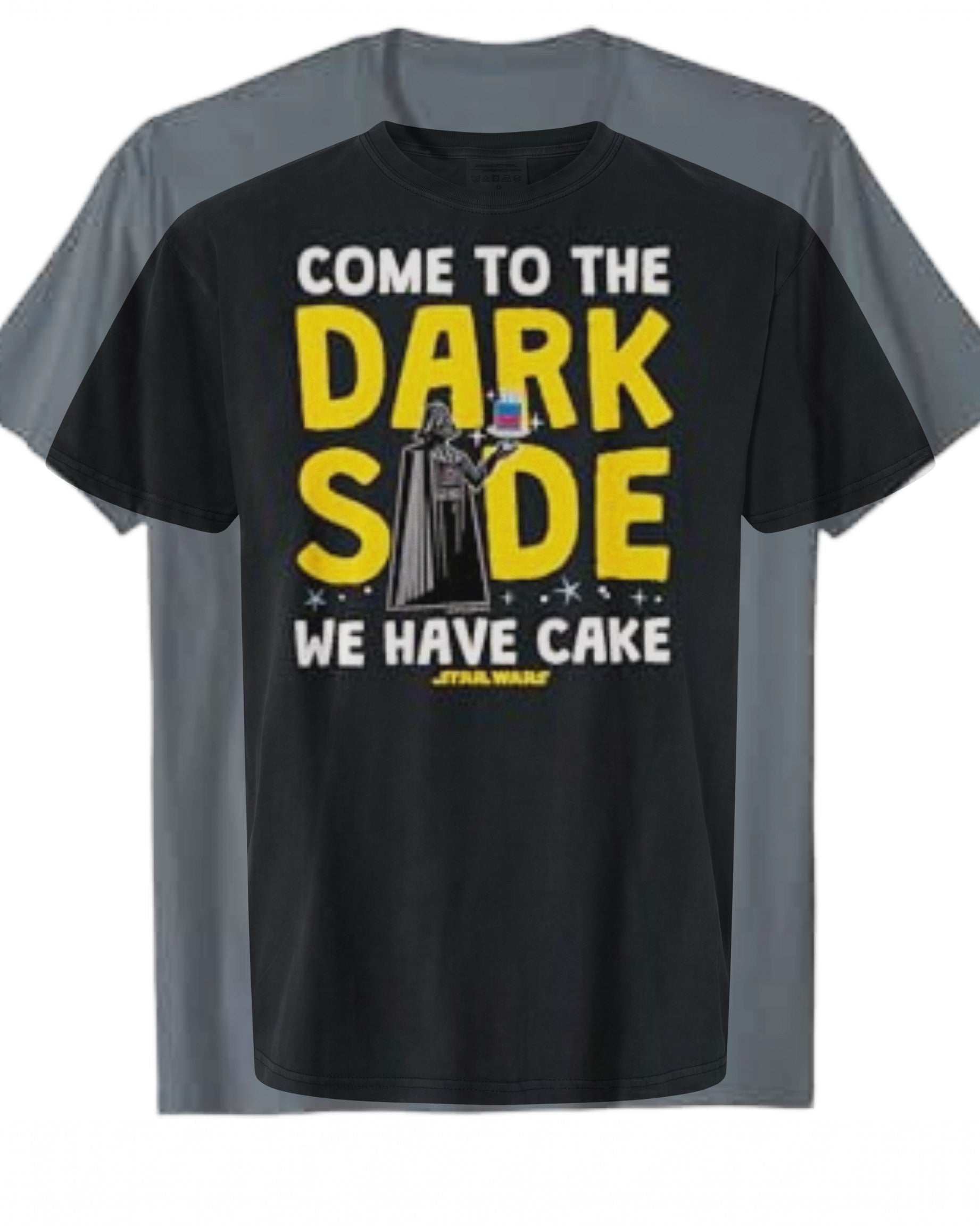 Funny Star Wars T-Shirt - Join the Dark Side with Cake | Retro Style