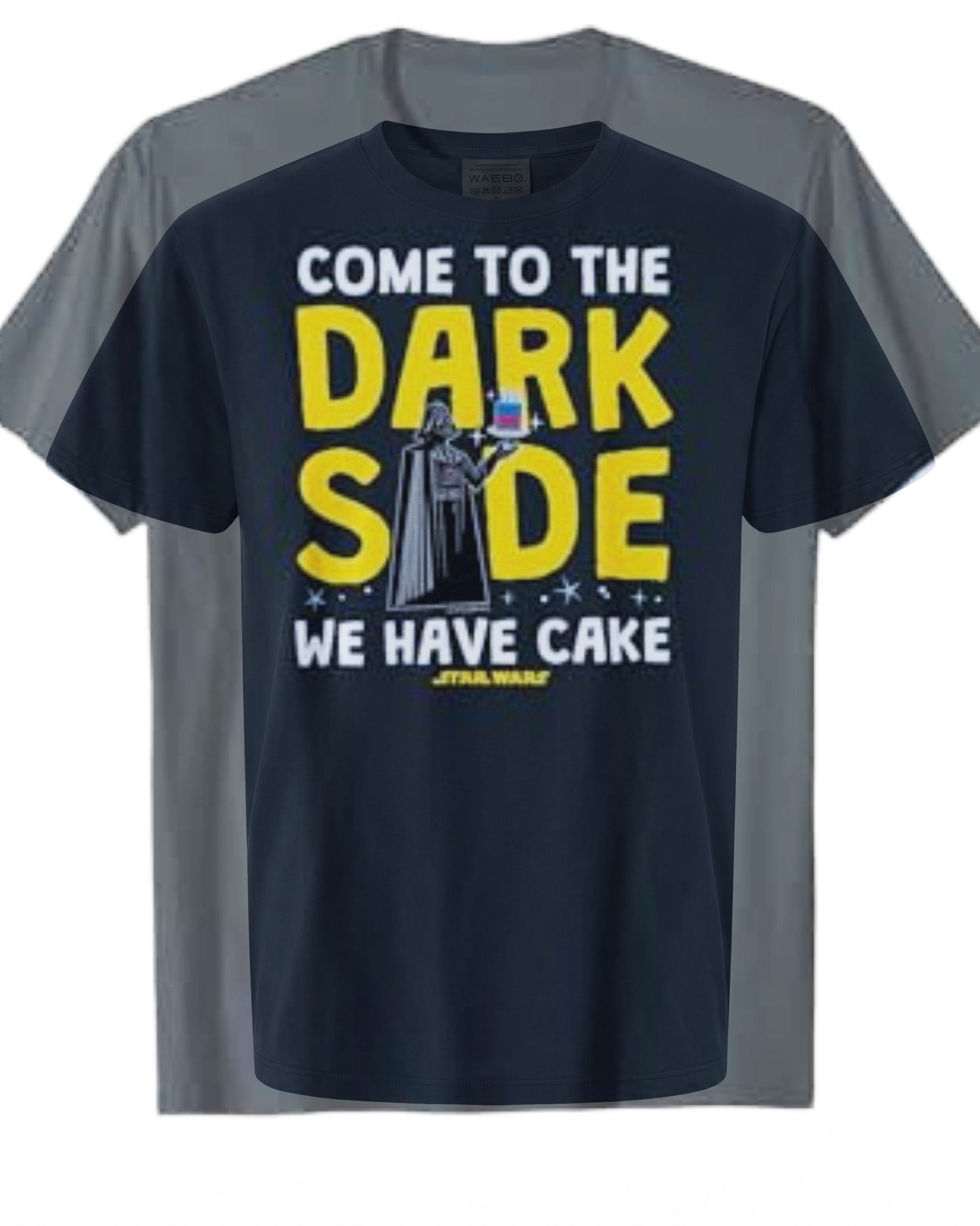 Funny Star Wars T-Shirt - Join the Dark Side with Cake | Retro Style