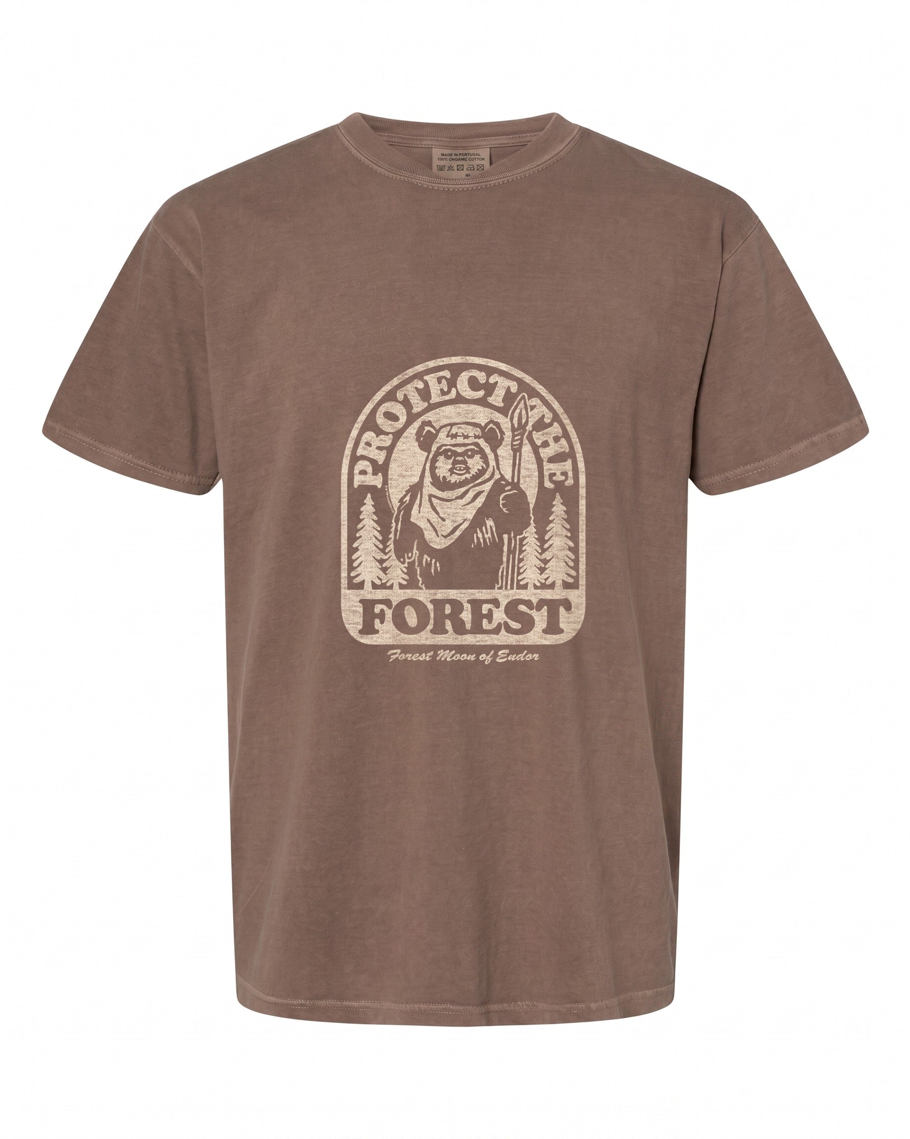 Womens Star Wars Ewok Protect The Forest T-Shirt - Unique Gift | Retro Vibe