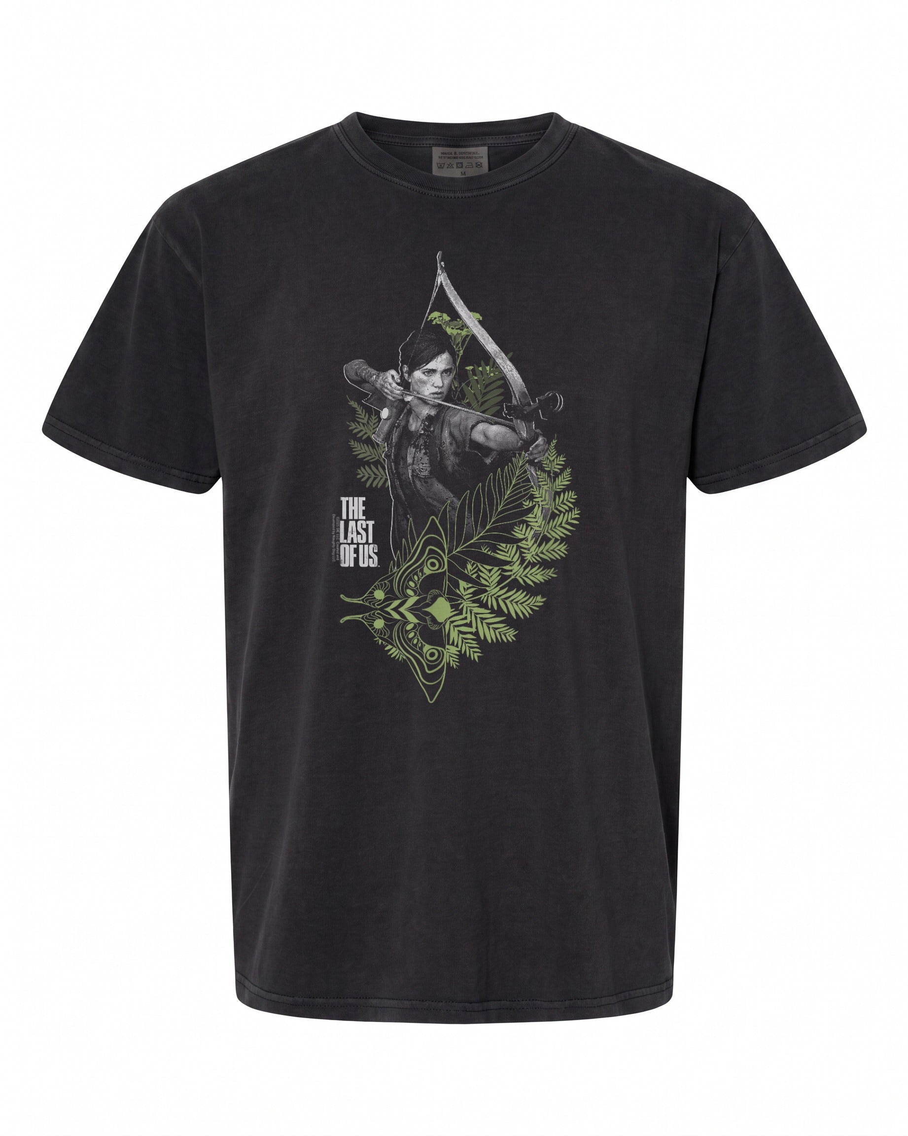 Ellie with Moth and Leaves Video Game T-Shirt - Unique Design for Gamers