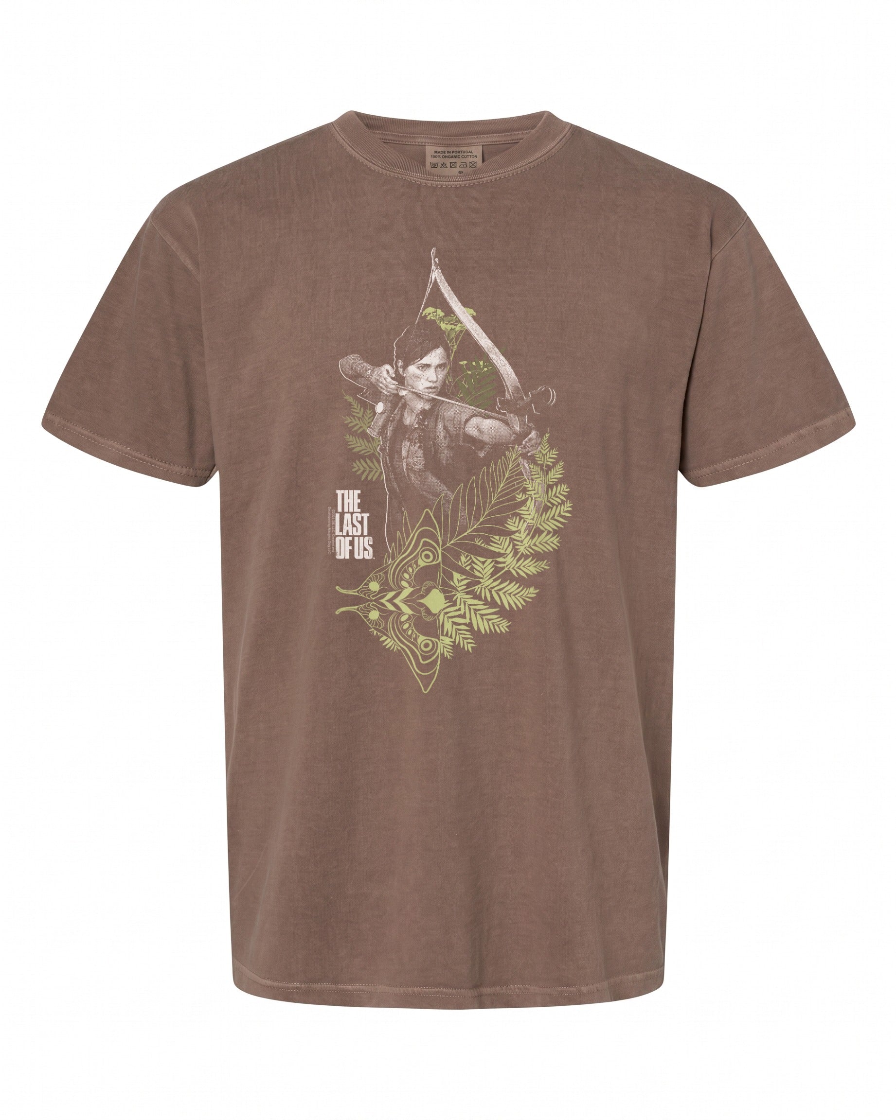 Ellie with Moth and Leaves Video Game T-Shirt - Unique Design for Gamers