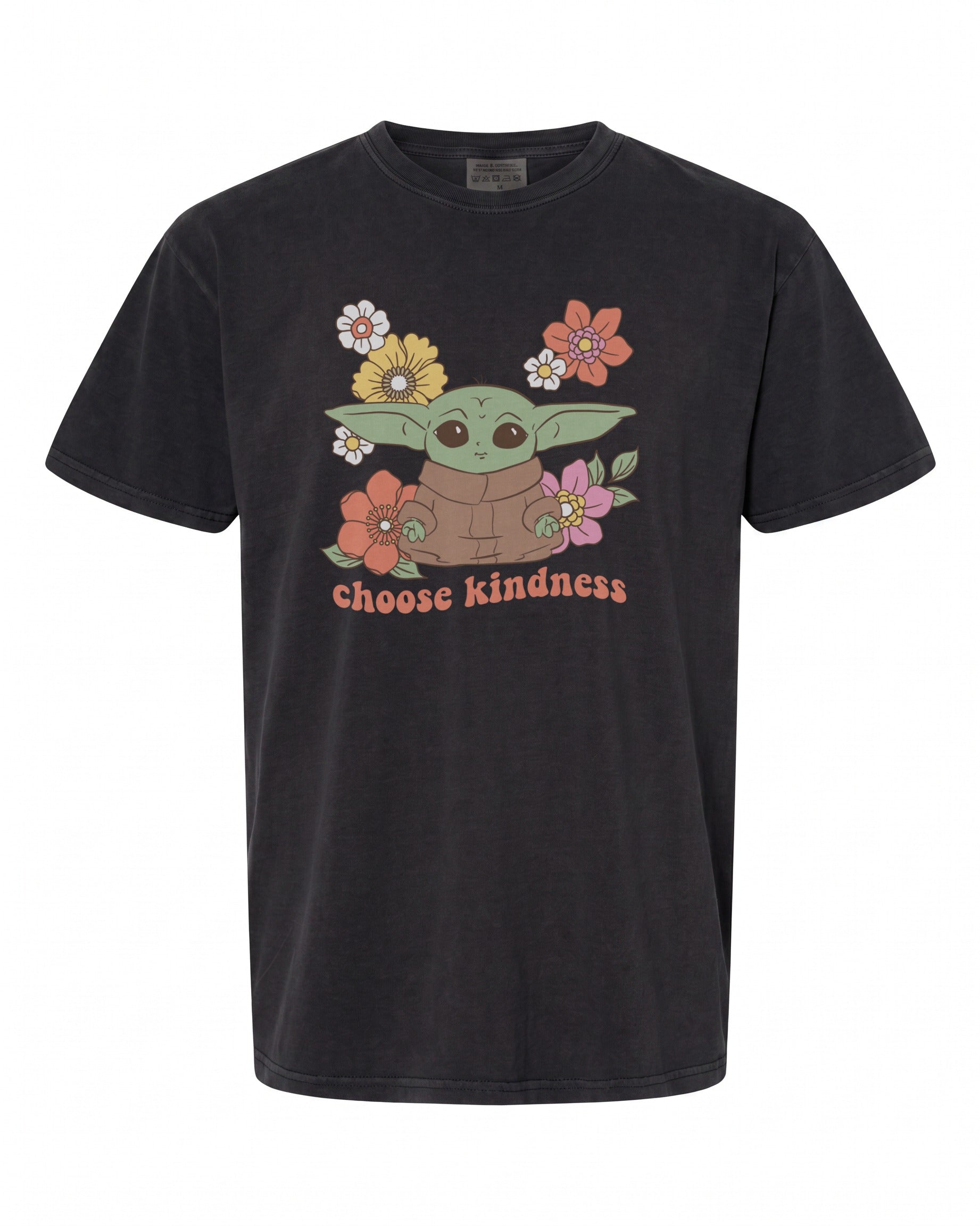 Star Wars The Mandalorian T-Shirt - Choose Kindness Design | Retro Vibe