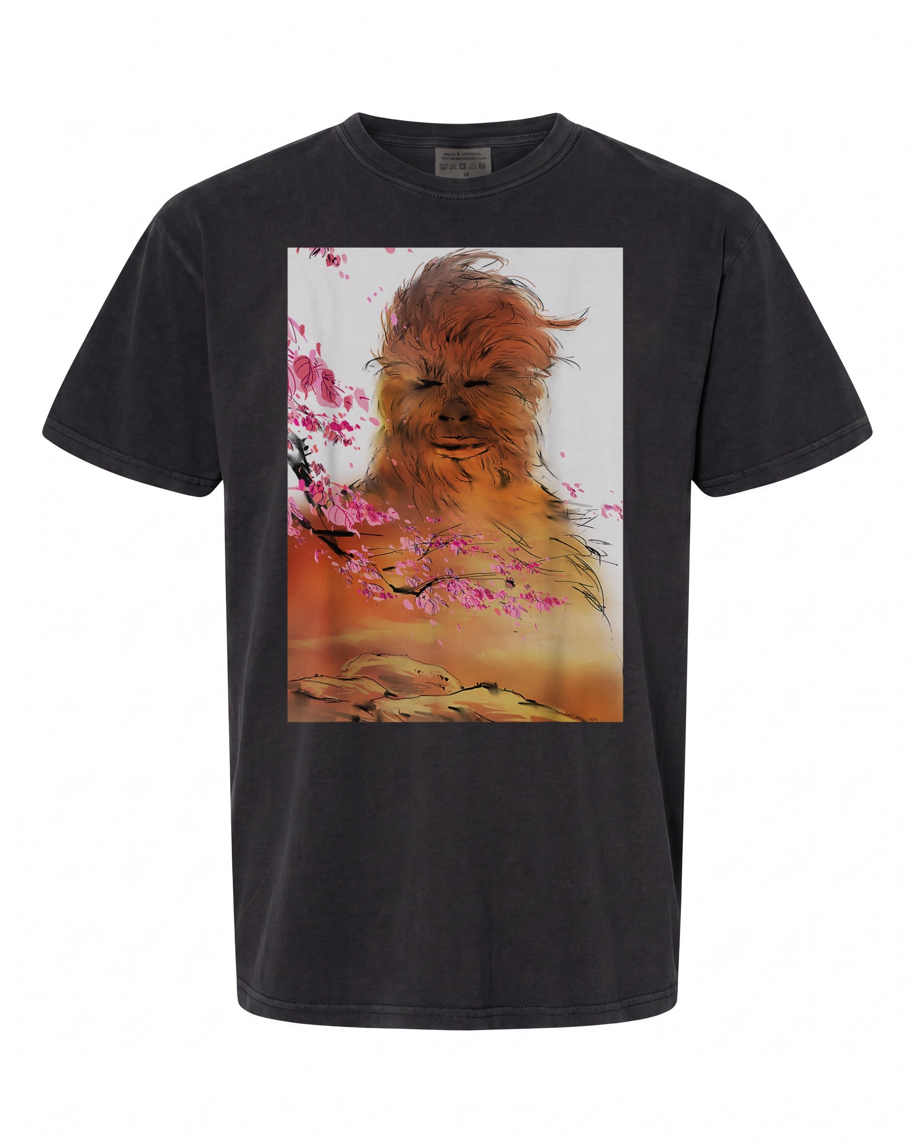 Chewbacca Cherry Blossoms T-Shirt - Perfect Gift for Star Wars Fans | Unique Art