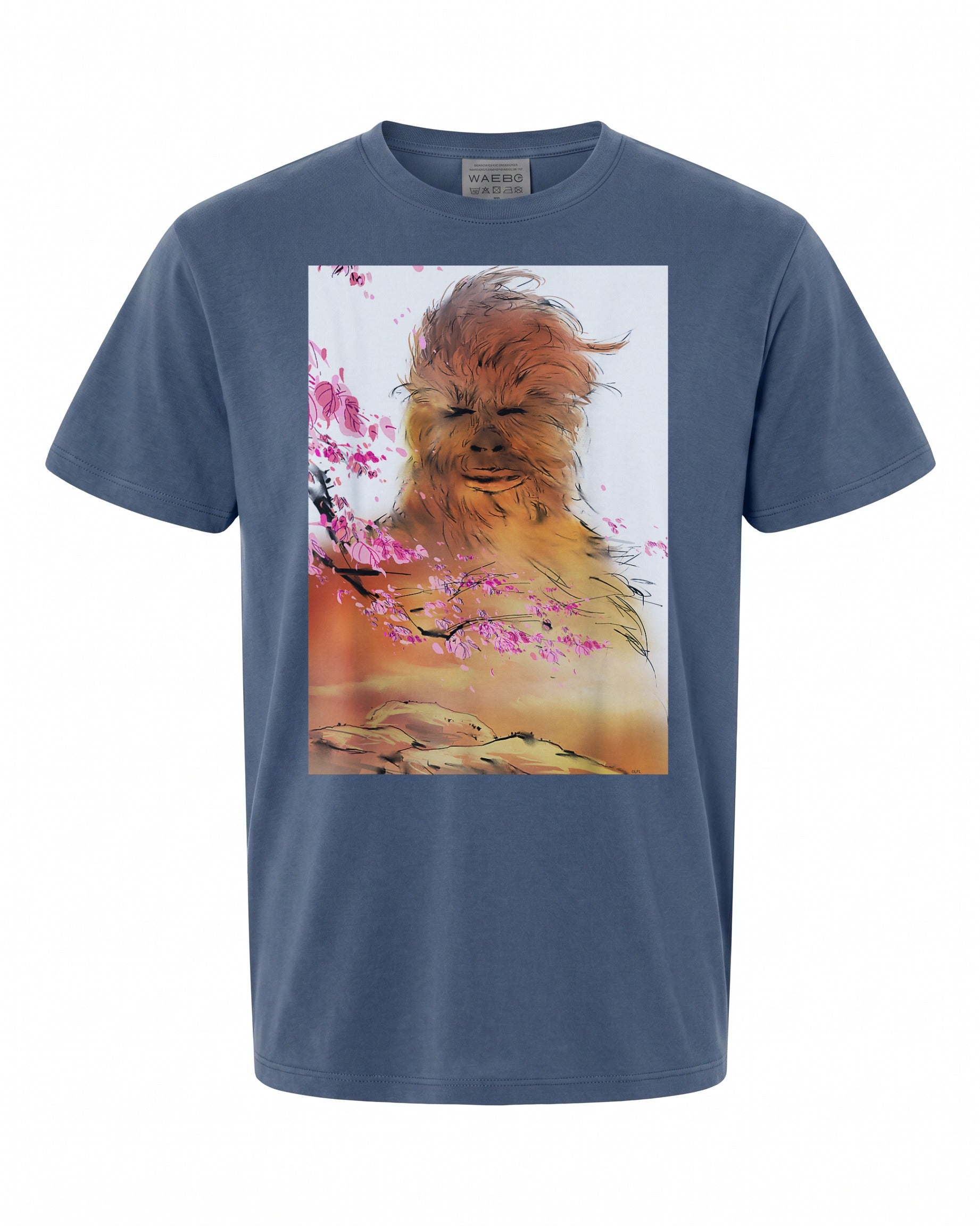 Chewbacca Cherry Blossoms T-Shirt - Perfect Gift for Star Wars Fans | Unique Art