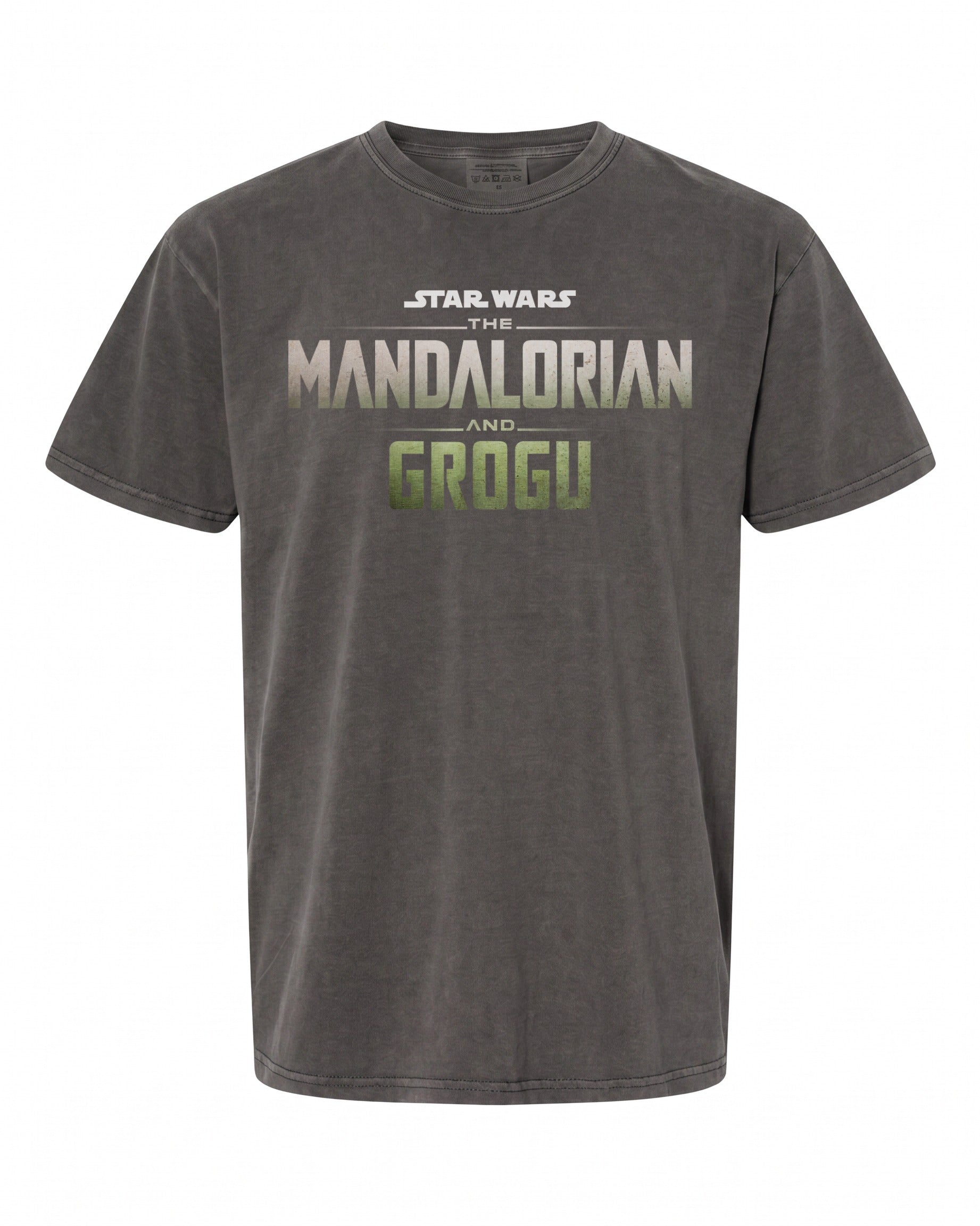 Star Wars The Mandalorian Grogu Logo Sunset T-Shirt - Perfect for Fans