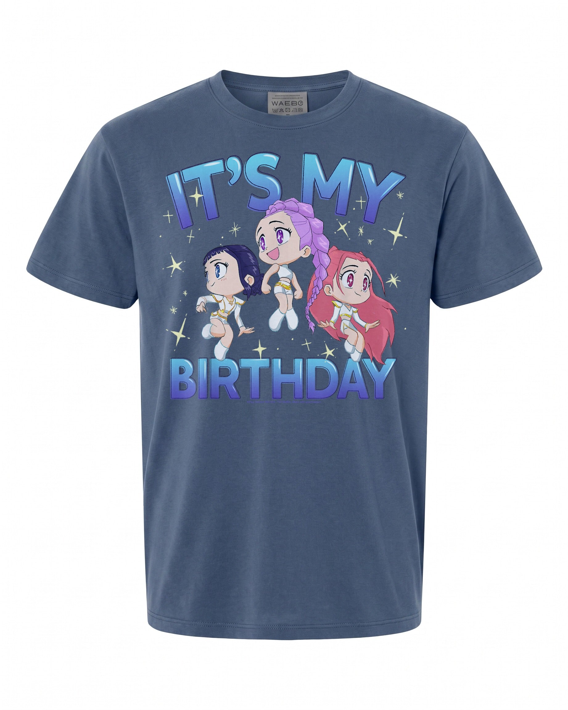 Kpop Demon Hunters Birthday T-Shirt - Cute Chibi Design | Fun Gift