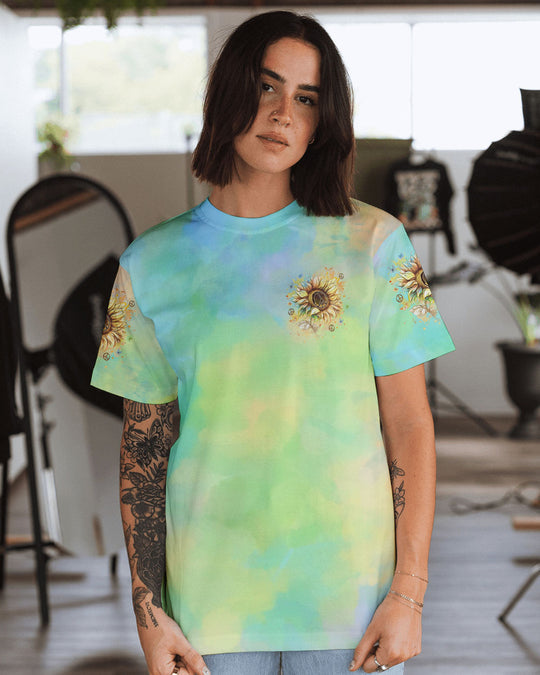 Emerald Blossoms - Be a Sunflower All Over Print Shirt for Hippie