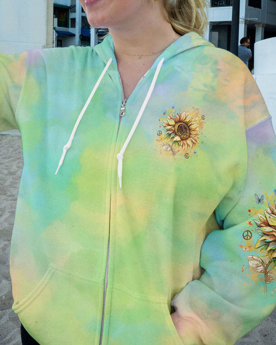 Emerald Blossoms - Be a Sunflower All Over Print Shirt for Hippie