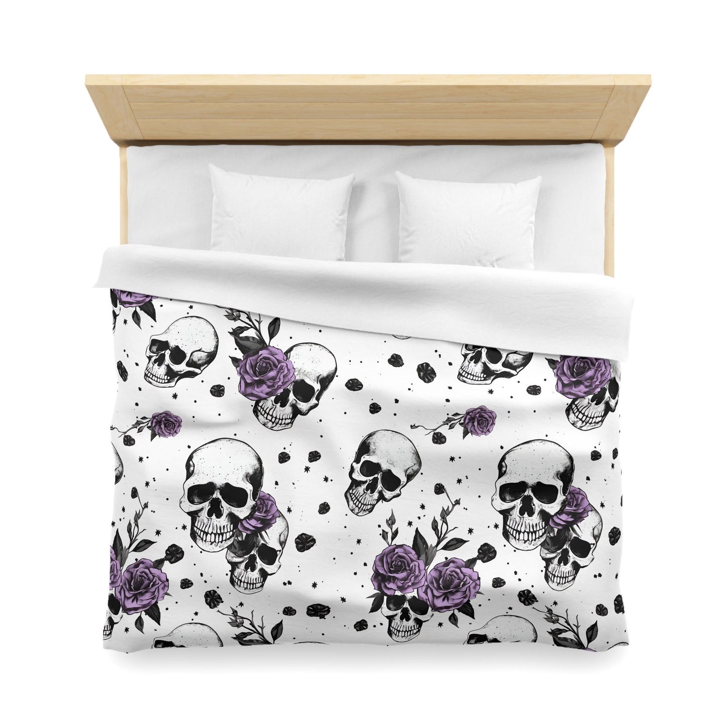 Emerald Blossoms - Eternally Yours Gothic, Halloween Dark Gothic Bedding Set For Hippies