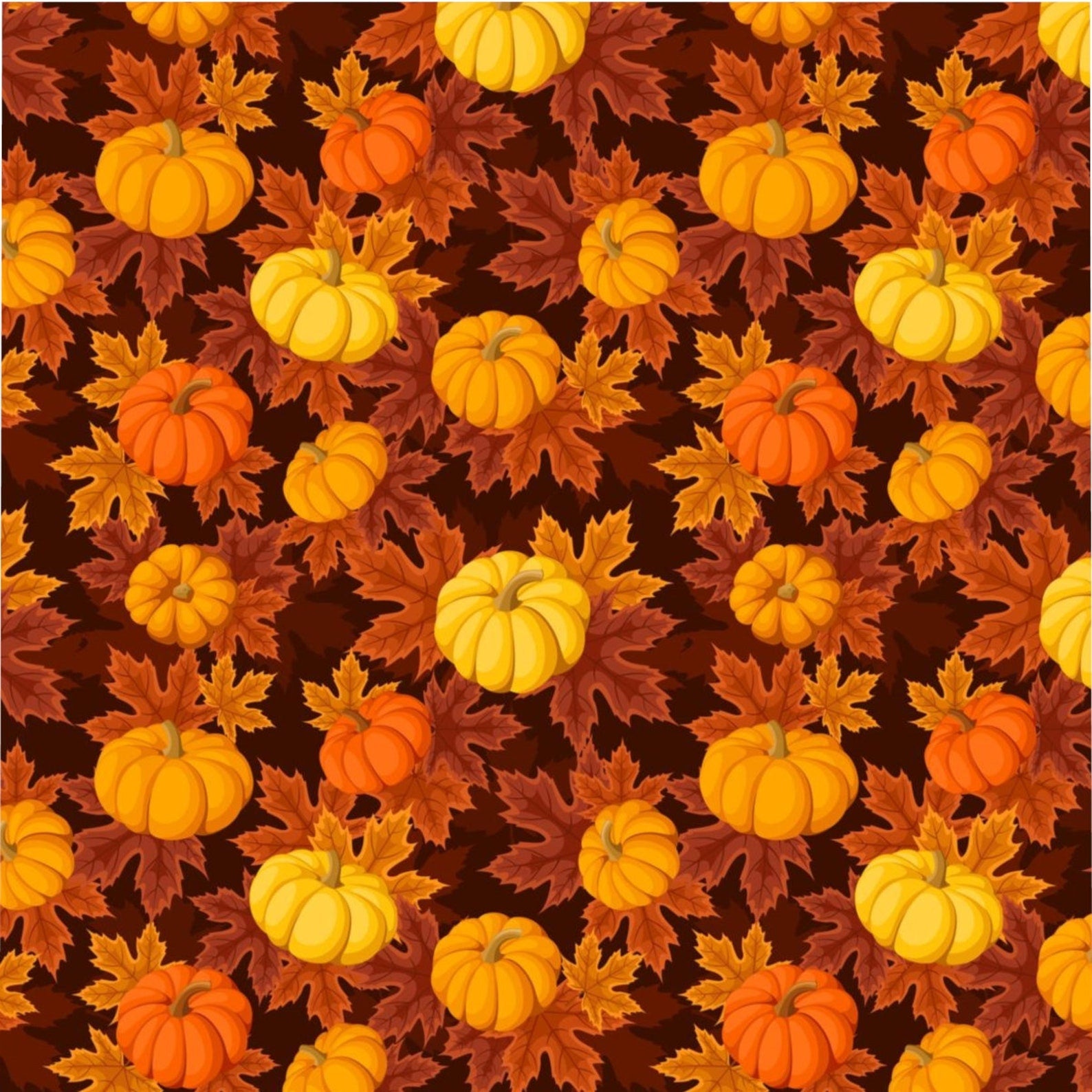 Fall Duvet Cover, Autumn Leaves Pumpkin Bedding Set For Hippies