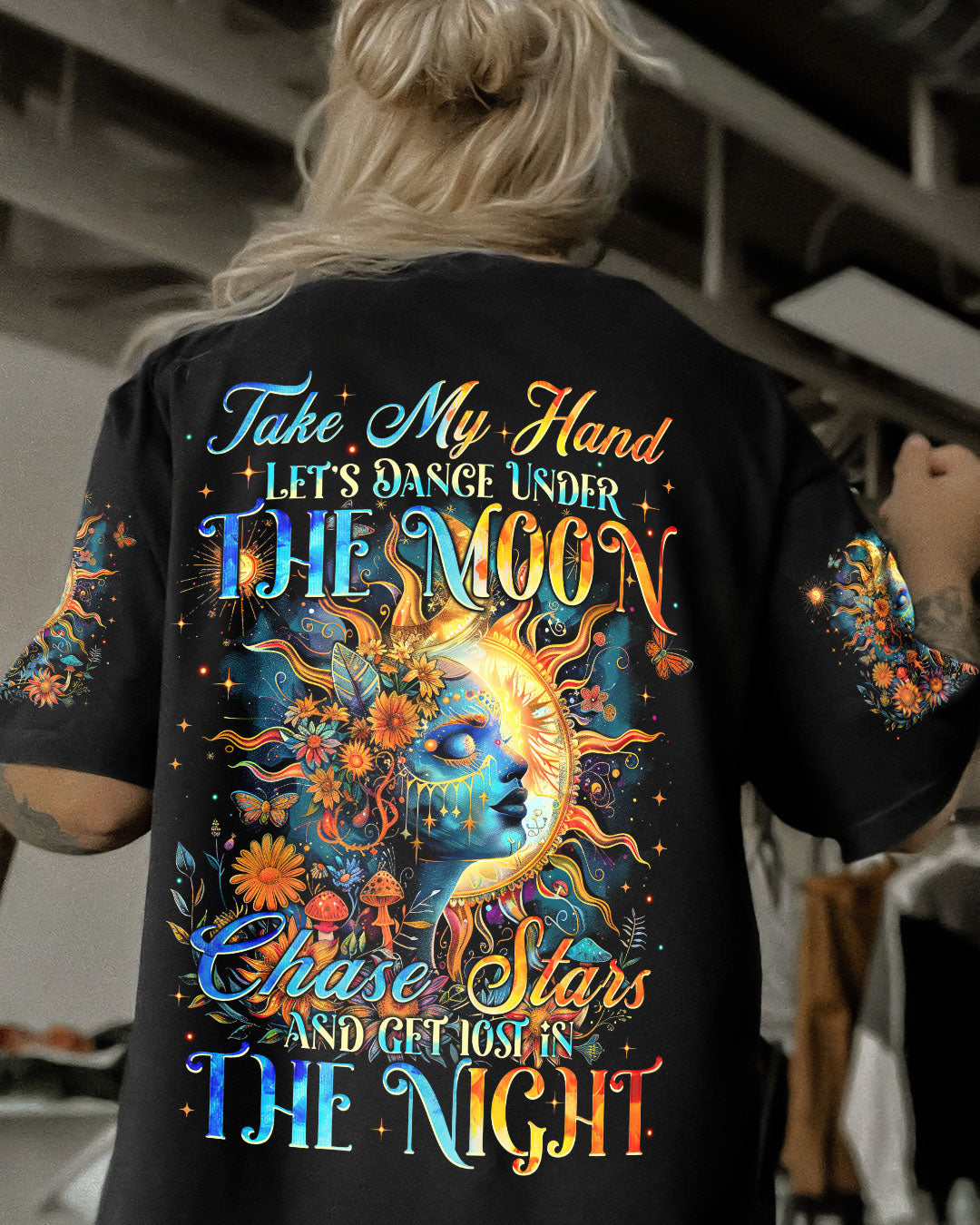 Emerald Blossoms - "Get Lost in the Night" All Over Print Shirt For Hippies