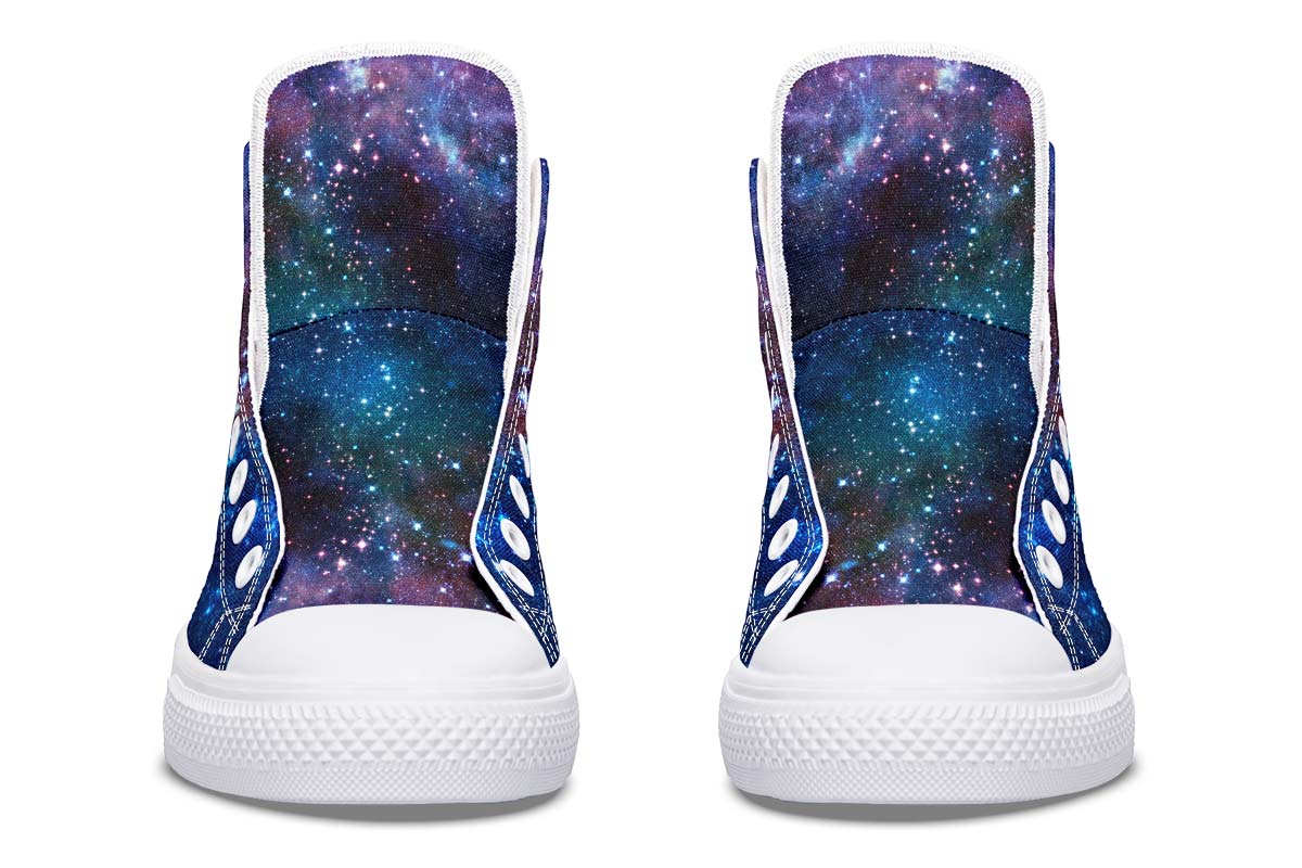 Emerald Blossoms Shoes - GALAXY EYES SKULL