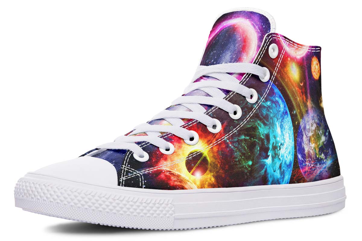 Emerald Blossoms Shoes - COLORFUL PLANETS