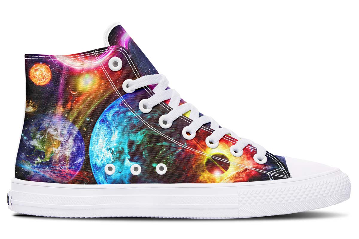 Emerald Blossoms Shoes - COLORFUL PLANETS