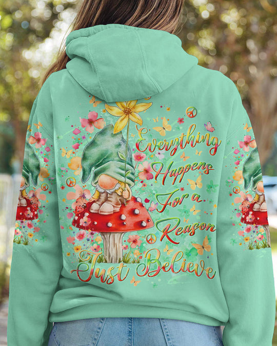 Emerald Blossoms - "Just Believe Gnome" All-Over Print For Hippies