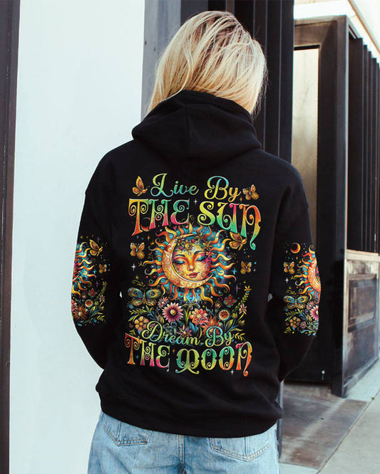 Emerald Blossoms - “Live by the Sun, Dream by the Moon” All Over Print For Hippies