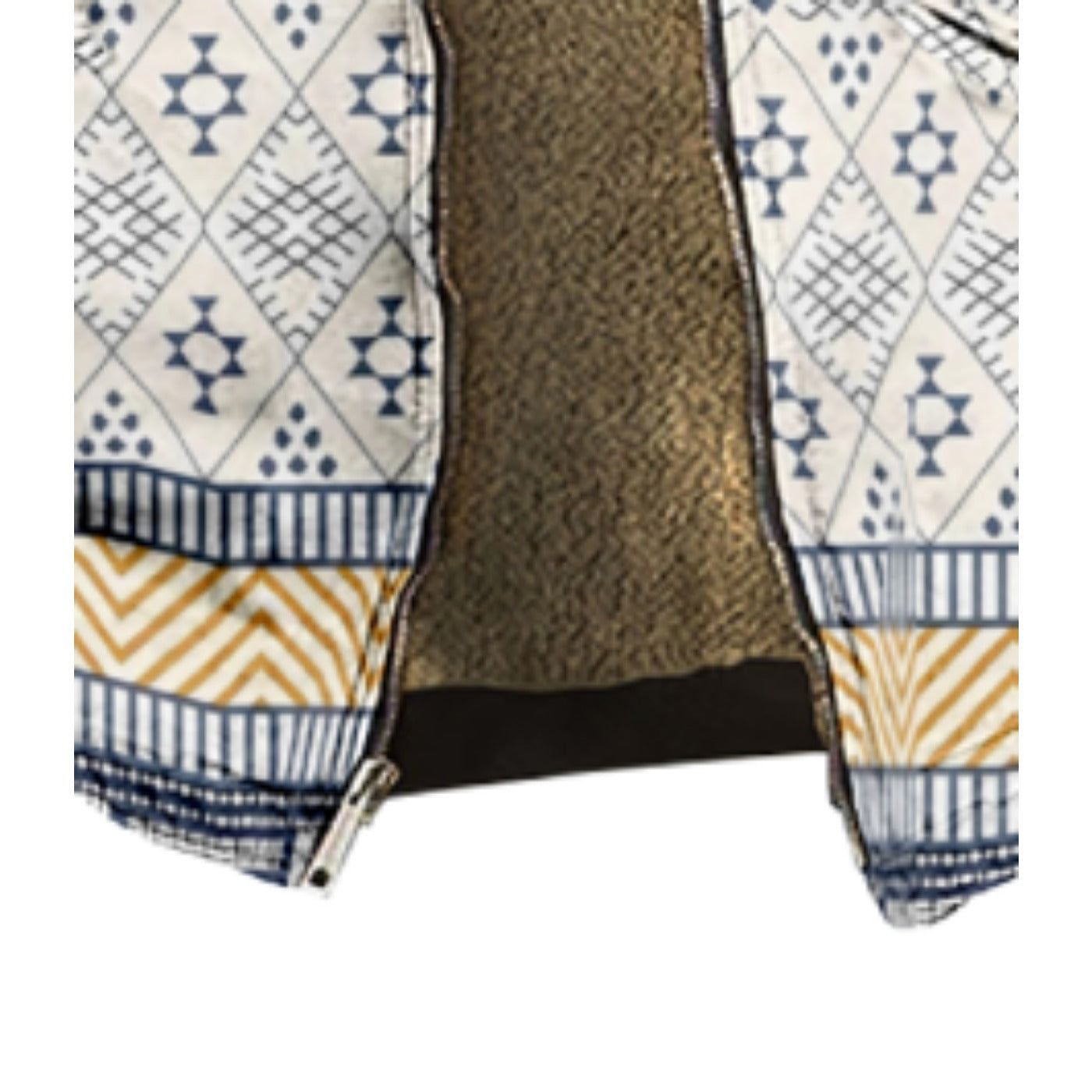 Persian Style Pattern Print Wool Hooded Jackets For Hippie