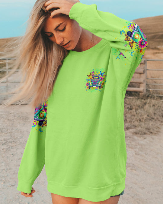 Emerald Blossoms - Running Against the Wind All Over Print Shirt For Hippie