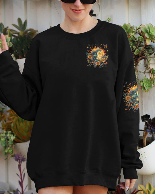 Emerald Blossoms - Story About the Sun and the Moon All Over Print Shirt For Hippies