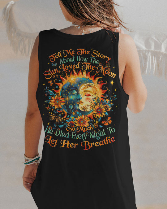 Emerald Blossoms - Story About the Sun and the Moon All Over Print Shirt For Hippies