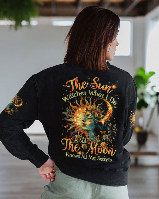 Emerald Blossoms - "The Sun and The Moon" All Over Print shirt For Hippies