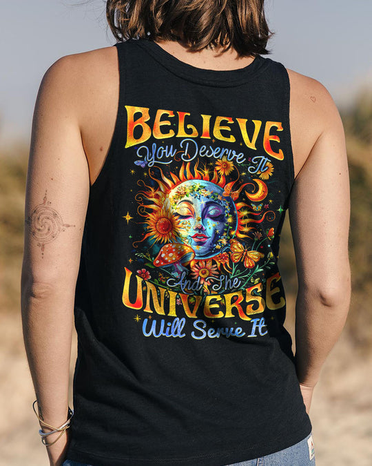 Emerald Blossoms - "The Universe Serve It" All-Over Print For Hippies