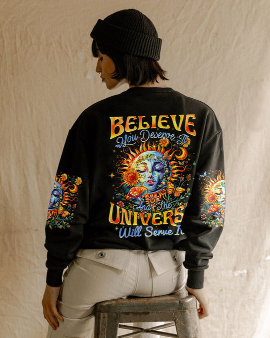 Emerald Blossoms - "The Universe Serve It" All-Over Print For Hippies