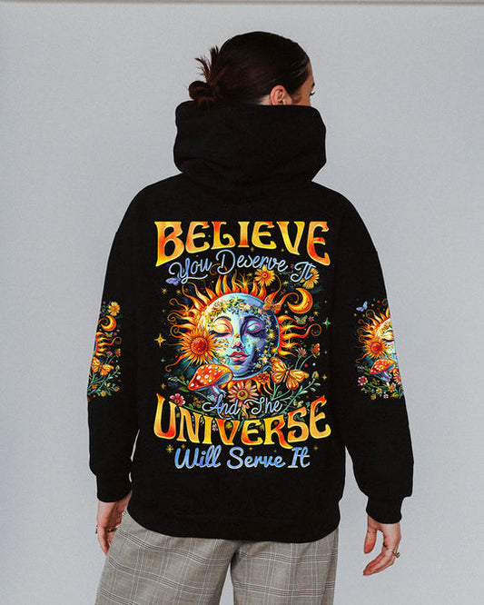 Emerald Blossoms - "The Universe Serve It" All-Over Print For Hippies