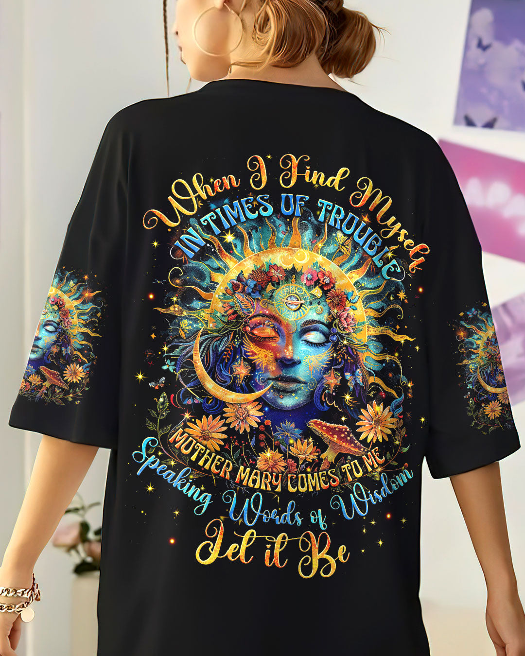 Emerald Blossoms - "When I Find Myself in Times of Trouble" All Over Print Shirt For Hippies