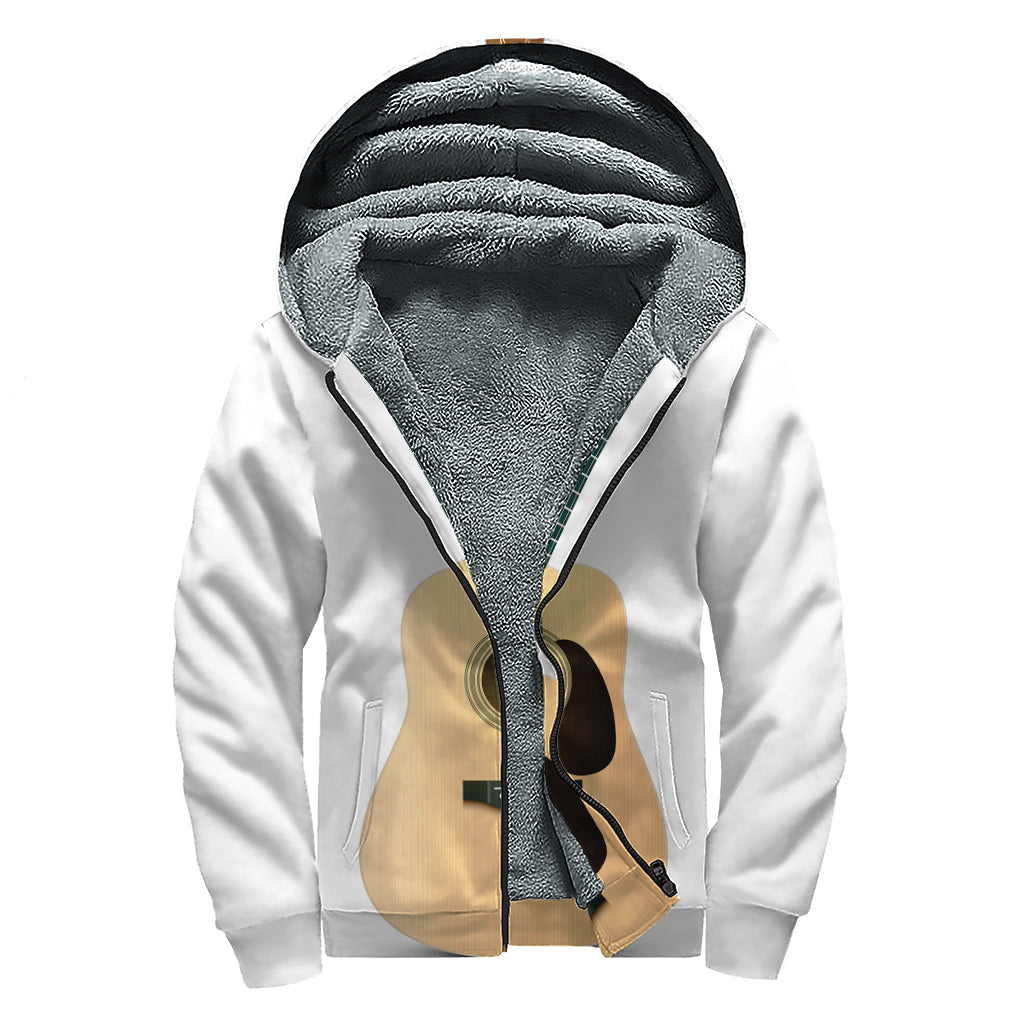 Acoustic Groove Sherpa Lined Zip Up Hoodie for the Free-spirited Hippie - 1