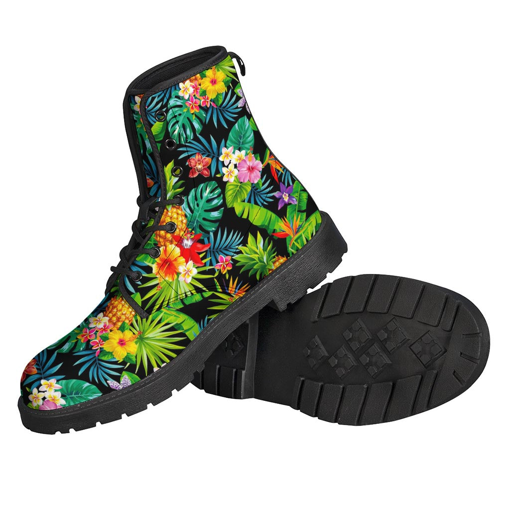 Aloha Vibes: Stylish Leather Lightweight Hippie Boots - 2