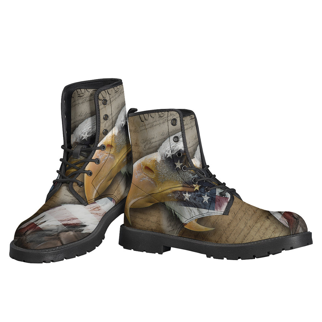 American Land of Liberty Leather Boots for Free-Spirited Hippies - 3