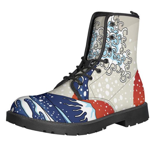 Wave Rider Leather Boots: Embracing the Hippie Style with Lightweight Comfort - 1