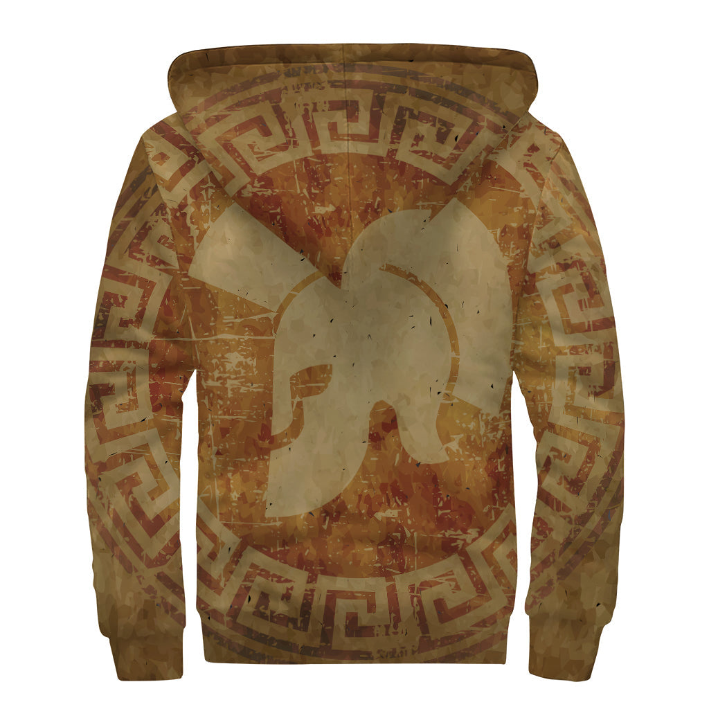 Peace, Love, and Spartans: Hippies Sherpa Lined Zip Up Hoodie - 2