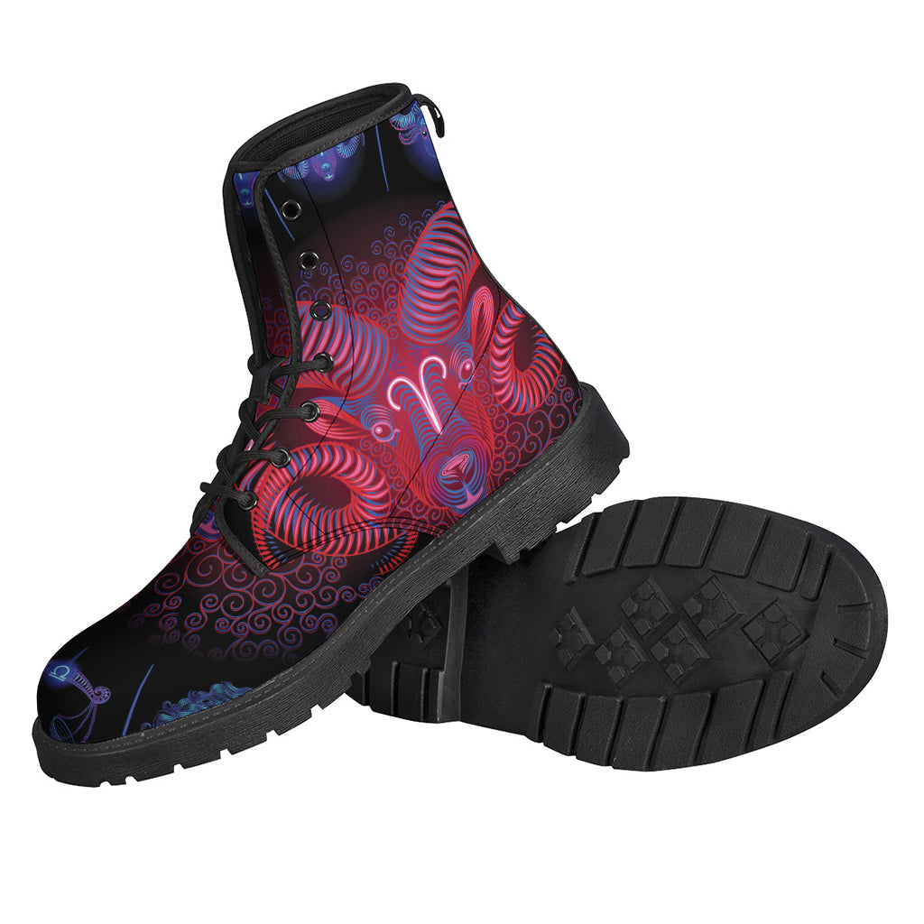 Astrological Signs Leather Boots for the Free-Spirited Hippie - 2