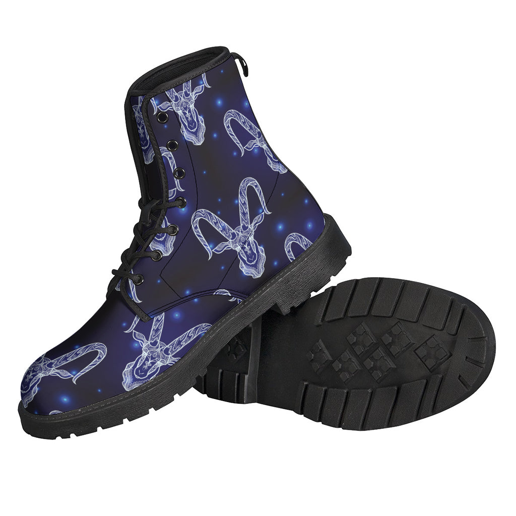 Capricorn Constellation Leather Boots for Hippy Souls - 2